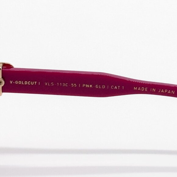 NEW VALENTINO V-GOLDCUT VLS-113C PINK WOMEN CAT EYE SUNGLASSES VALENTINO - Picture 10 of 11